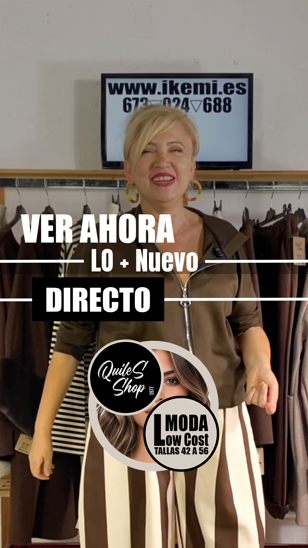 ver directo de moda de Quiles_Shop, tendencias low cost para mujer desde la talla 42 a la talla 56