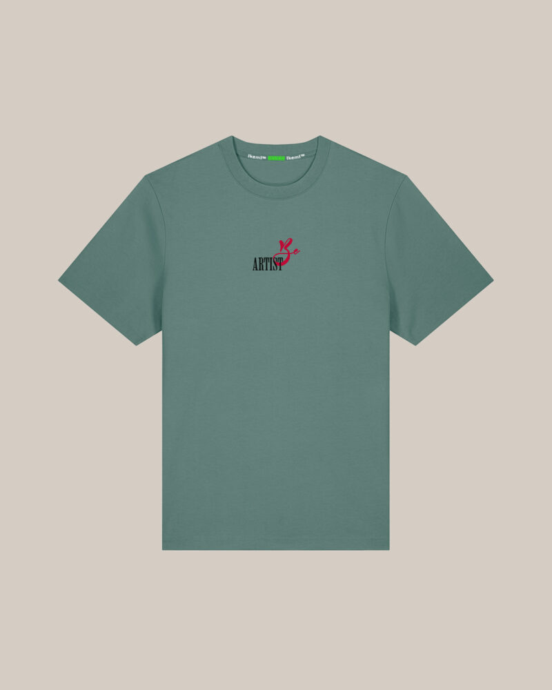 CAMISETA  Be ARTIST VERDE BAY - Imagen 2