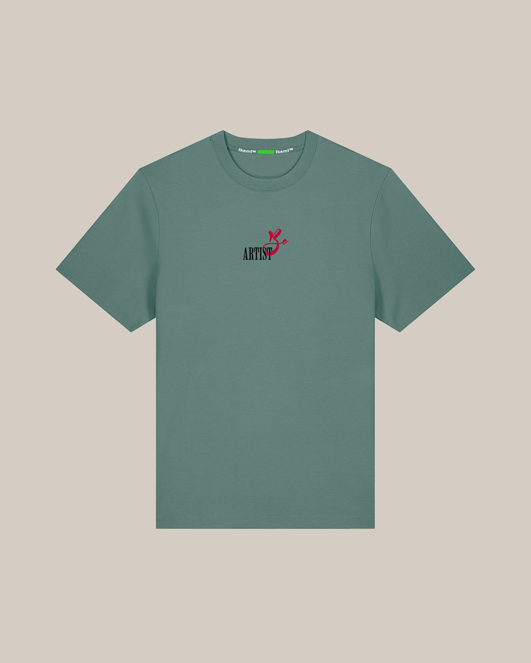 CAMISETA  Be ARTIST VERDE BAY - Imagen 2
