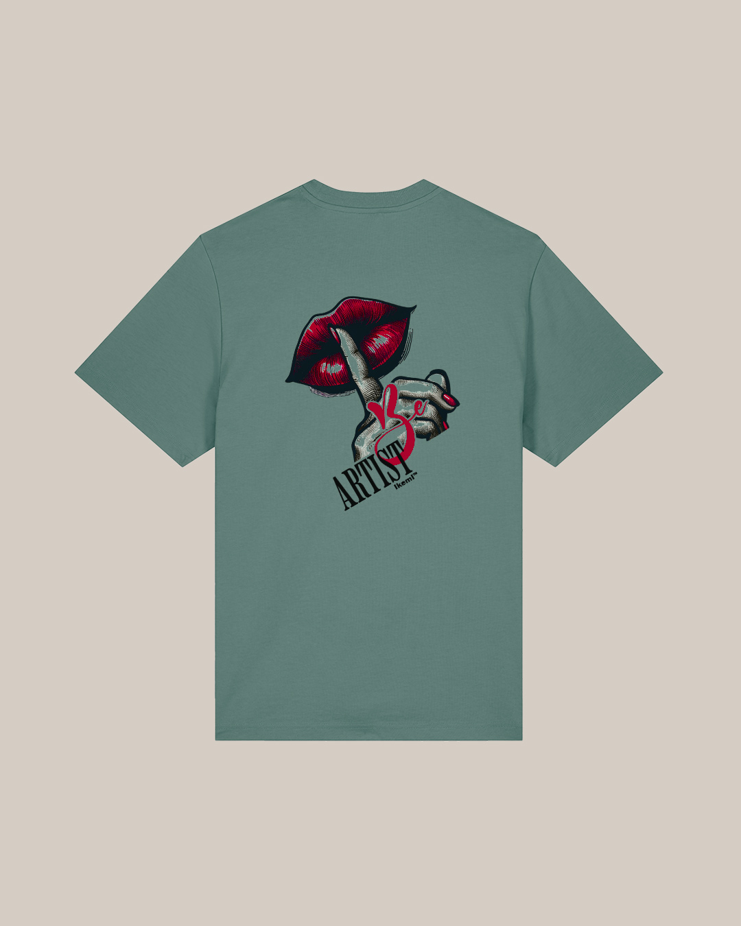 CAMISETA  Be ARTIST VERDE BAY