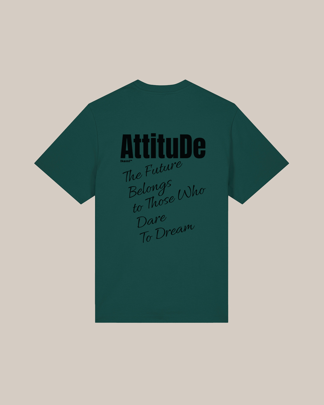 CAMISETA  AttituDe VERDE GLAZED