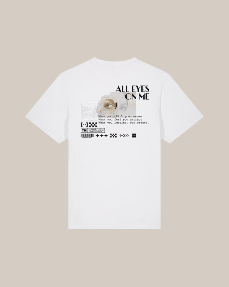 CAMISETA ALL EYES BLANCA - Imagen 2