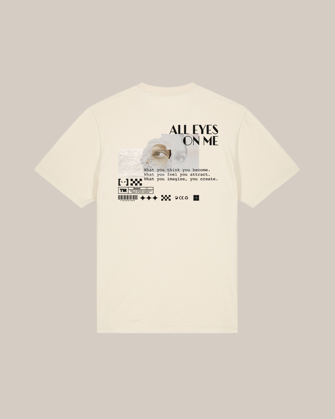 CAMISETA ALL EYES NATURAL