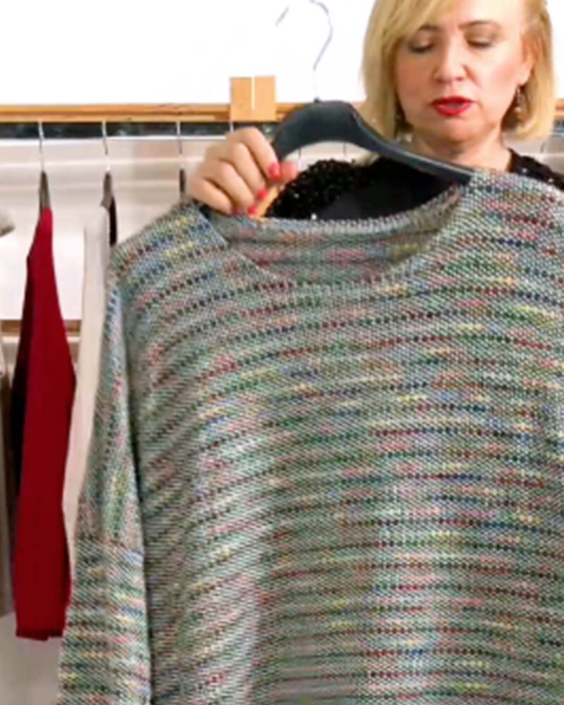 JERSEY PUNTO MULTICOLOR GRIS - Imagen 3