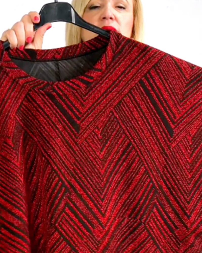 CAMISETA MANGA JAPONESA SHINE BURGUNDY - Imagen 2