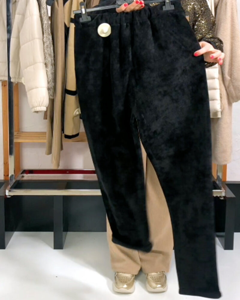 PANTALÓN JOGGER MICROPANA NEGRO - Imagen 3