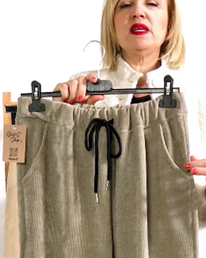 PANTALÓN JOGGER MICROPANA TIERRA CORDÓN CONTRASTE - Imagen 2