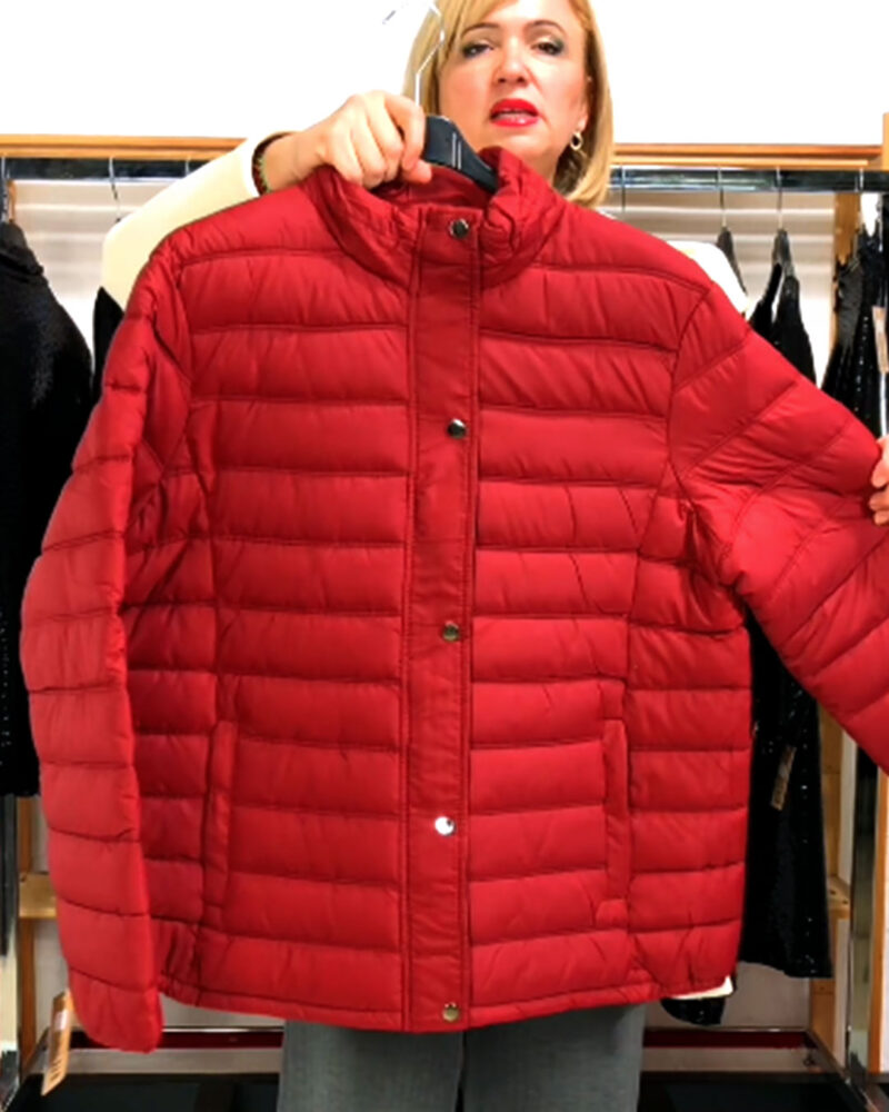 ANORAK ACOLCHADO BURGUNDY