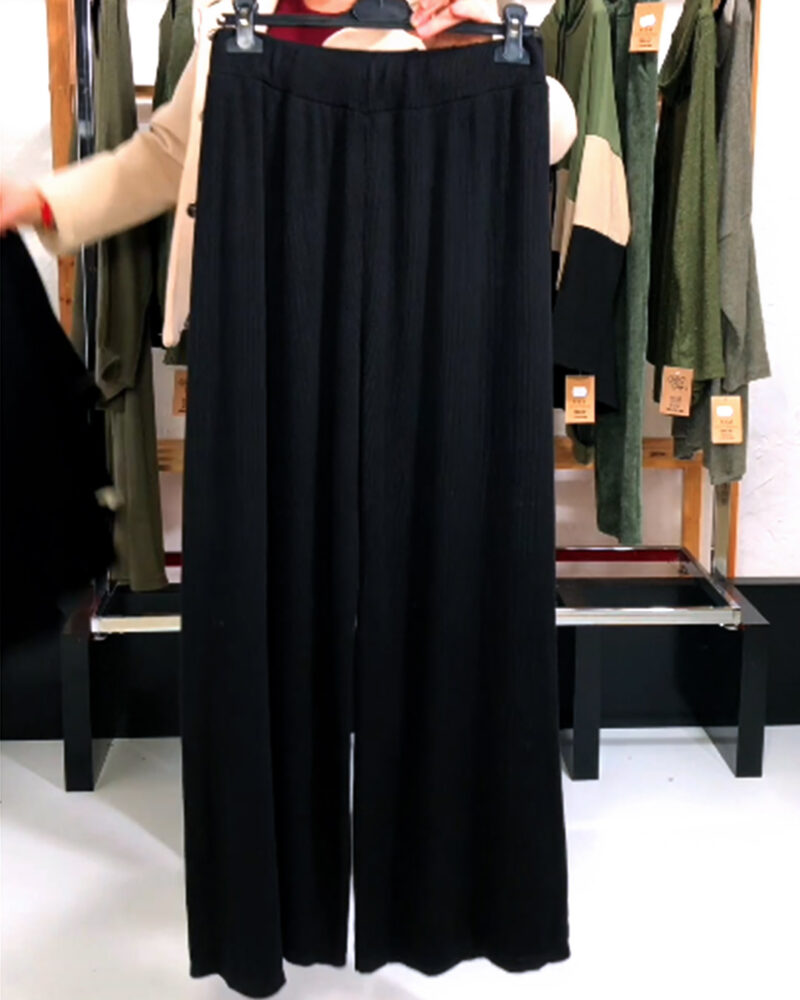 CONJUNTO CANALÉ TACTO LANA NEGRO - Imagen 3