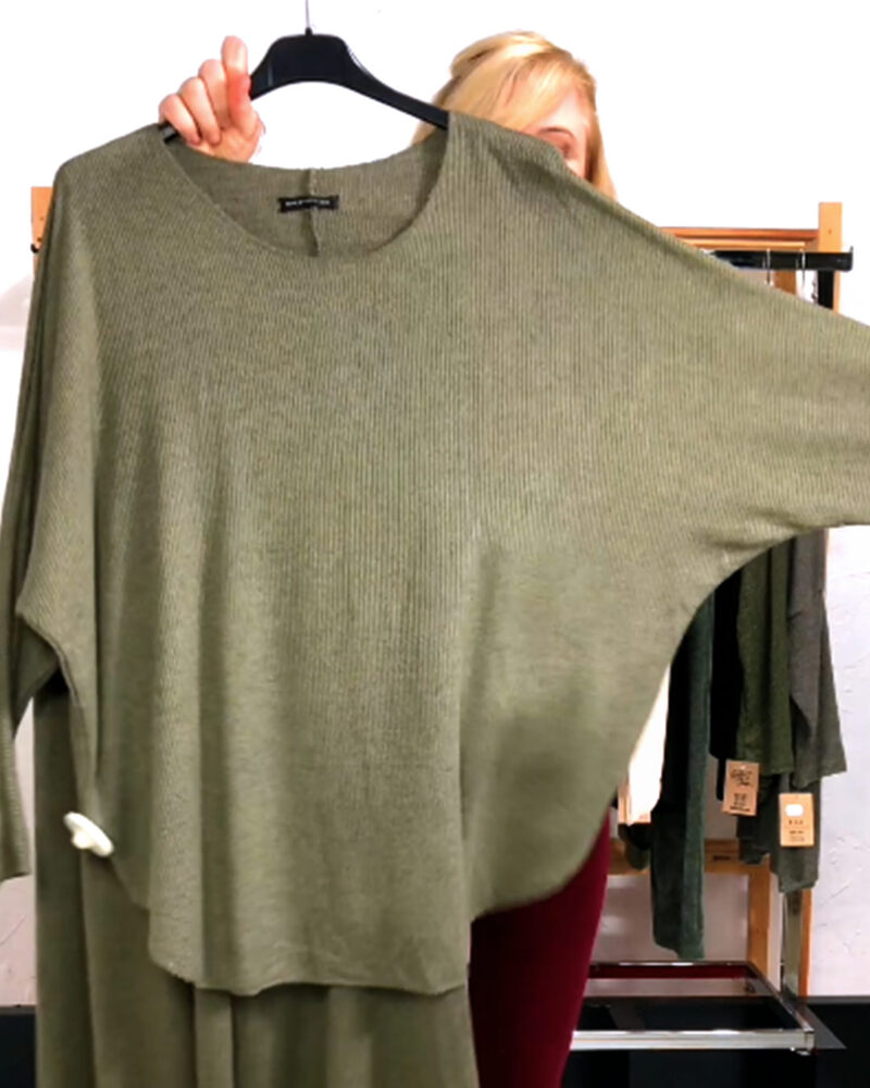 CONJUNTO CANALÉ TACTO LANA VERDE - Imagen 2