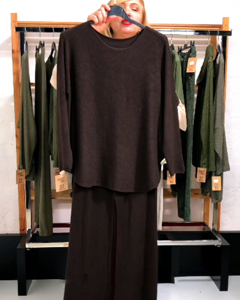 CONJUNTO CHANEL MARRÓN
