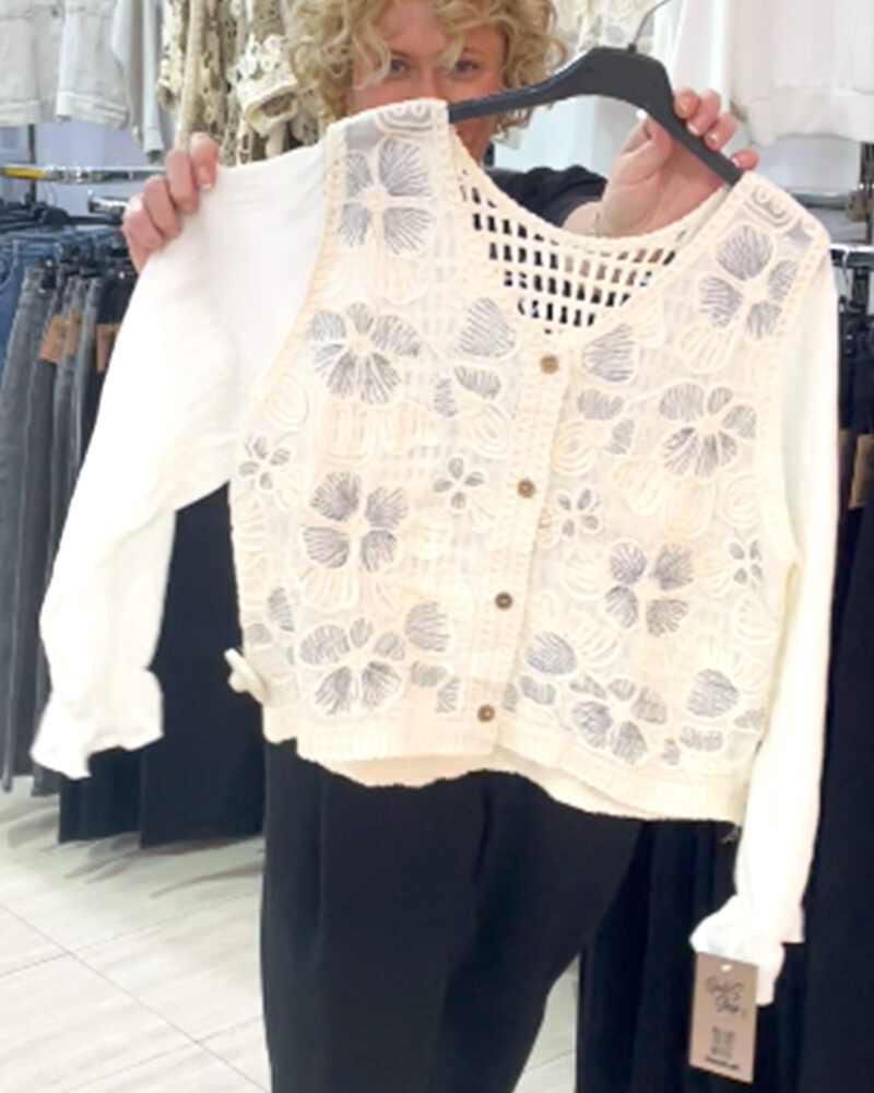 CAMISA CROCHET BEIGE ▷34/40