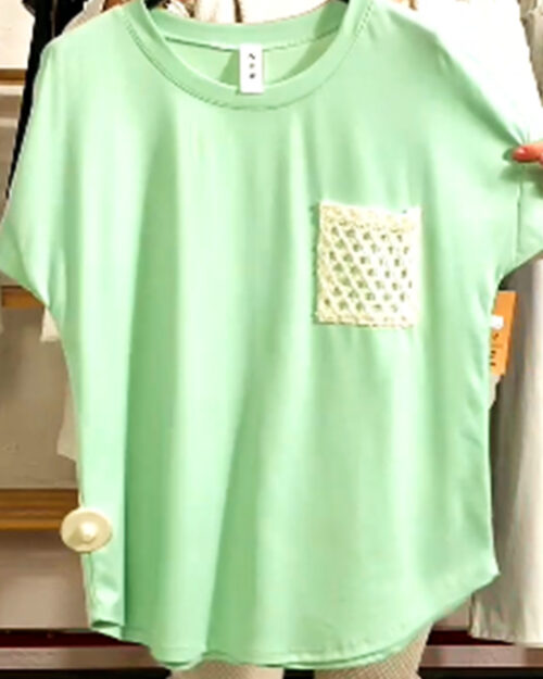 ikemi-camiseta-pocket-verde-tendencias-chica-moda-juvenil