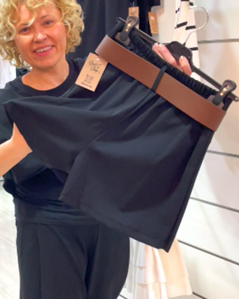 FALDA PANTALÓN REBEL NEGRA ▷34/40 - Imagen 2