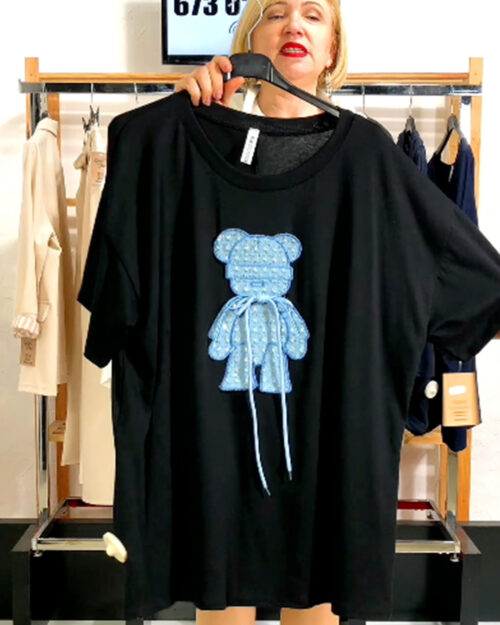 quiles_shop-camiseta-oso-lazo-negra-mujer-joven-tallas-grandes