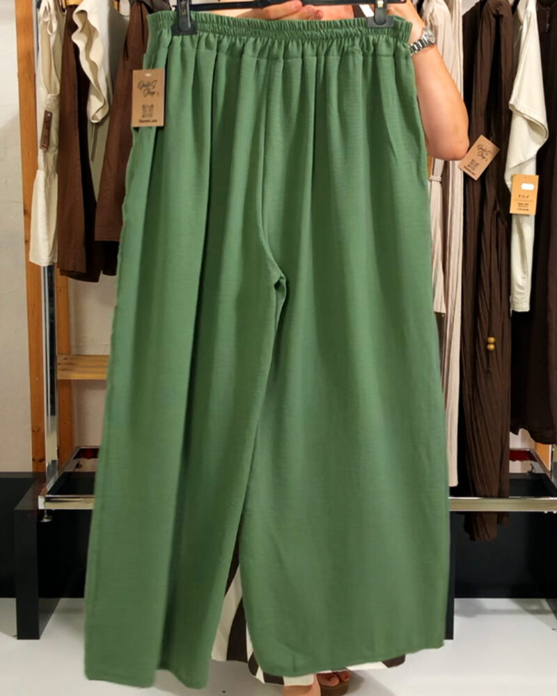 PANTALÓN CAPRI VERDE ▷46/54 - Imagen 3