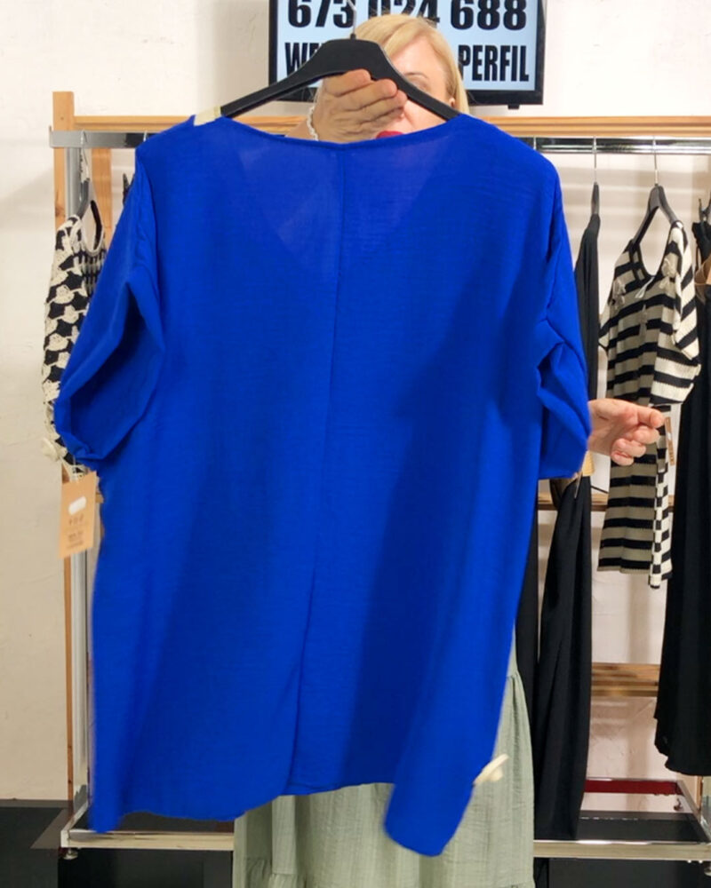 BLUSA LATIDO AZUL ▷46/50 - Imagen 3