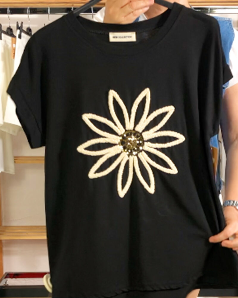 quiles_shop-camiseta-margarita-negra-tendencias-mujer-low-cost
