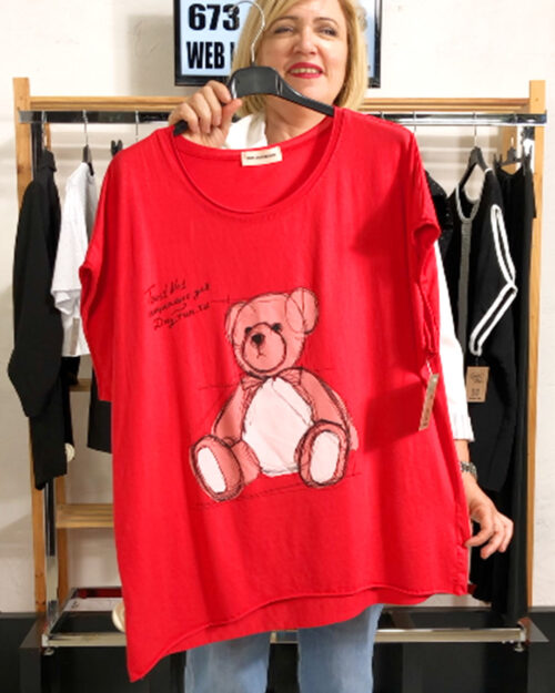 quiles_shop-camiseta-oso-print-roja-tallas-grandes-low-cost