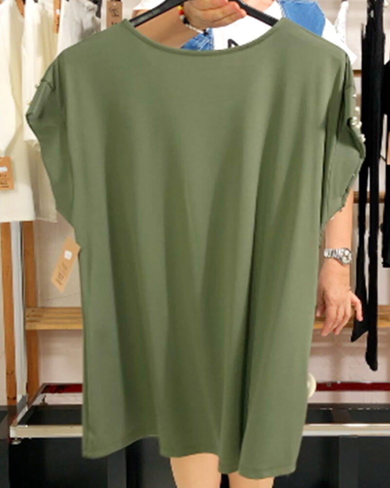 CAMISETA PERLAS VERDE ▷46/50 - Imagen 3