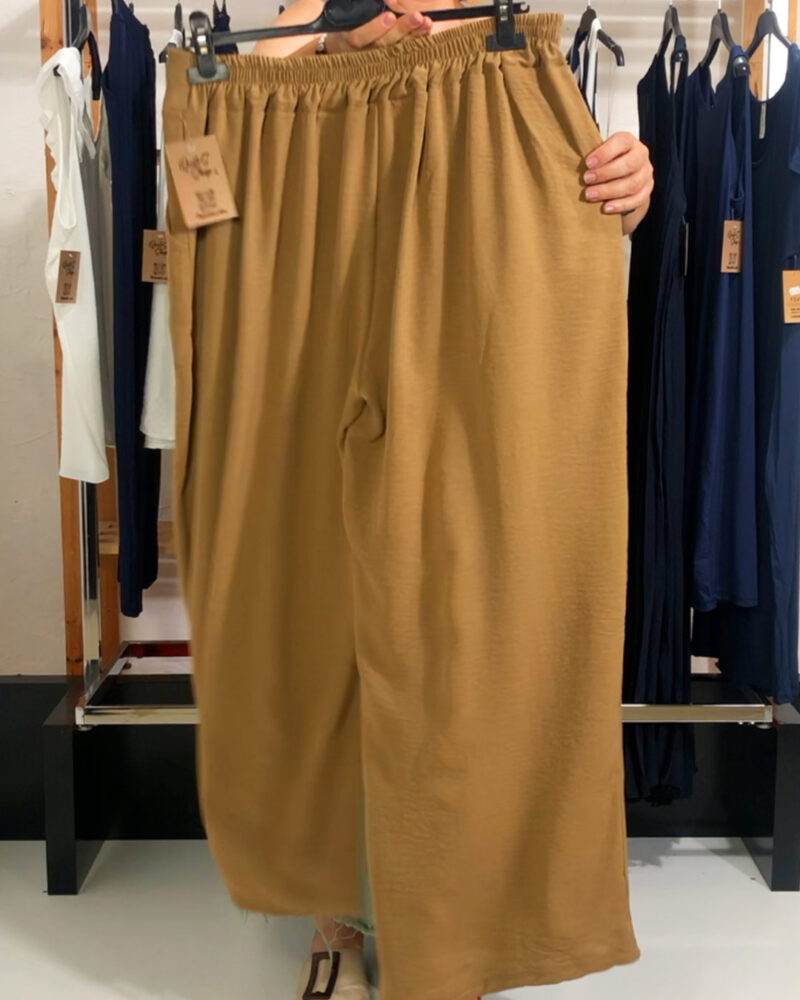 PANTALÓN CAPRI OCRE ▷46/54 - Imagen 3