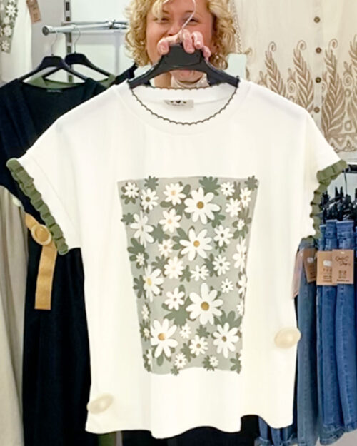 ikemi-camiseta-margaritas-verde-novedades-moda-mujer-low-cost