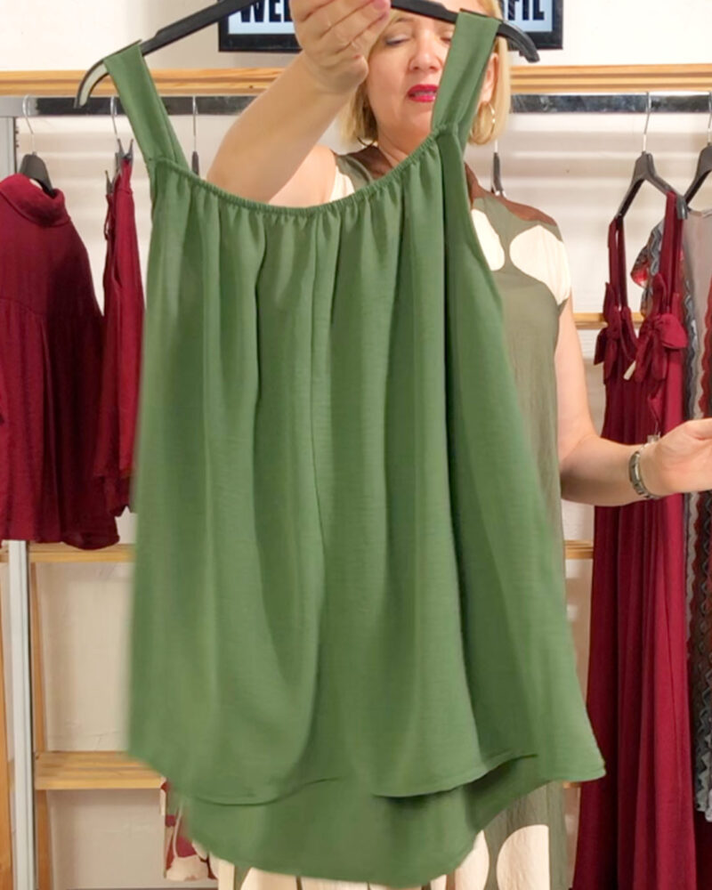 BLUSA SERENA VERDE ▷46/52 - Imagen 3