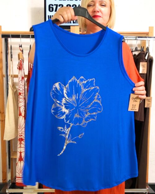 quiles_shop-camiseta-flor-dorada-azulon-moda-mujer-tallas-grandes-baratas