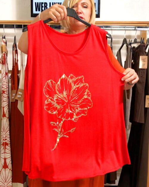 quiles_shop-camiseta-flor-dorada-roja-moda-mujer-tallas-grandes-baratas