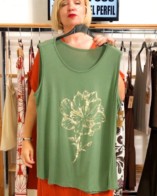 quiles_shop-camiseta-flor-dorada-verde-moda-mujer-tallas-grandes-baratas