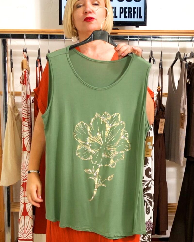 quiles_shop-camiseta-flor-dorada-verde-moda-mujer-tallas-grandes-baratas