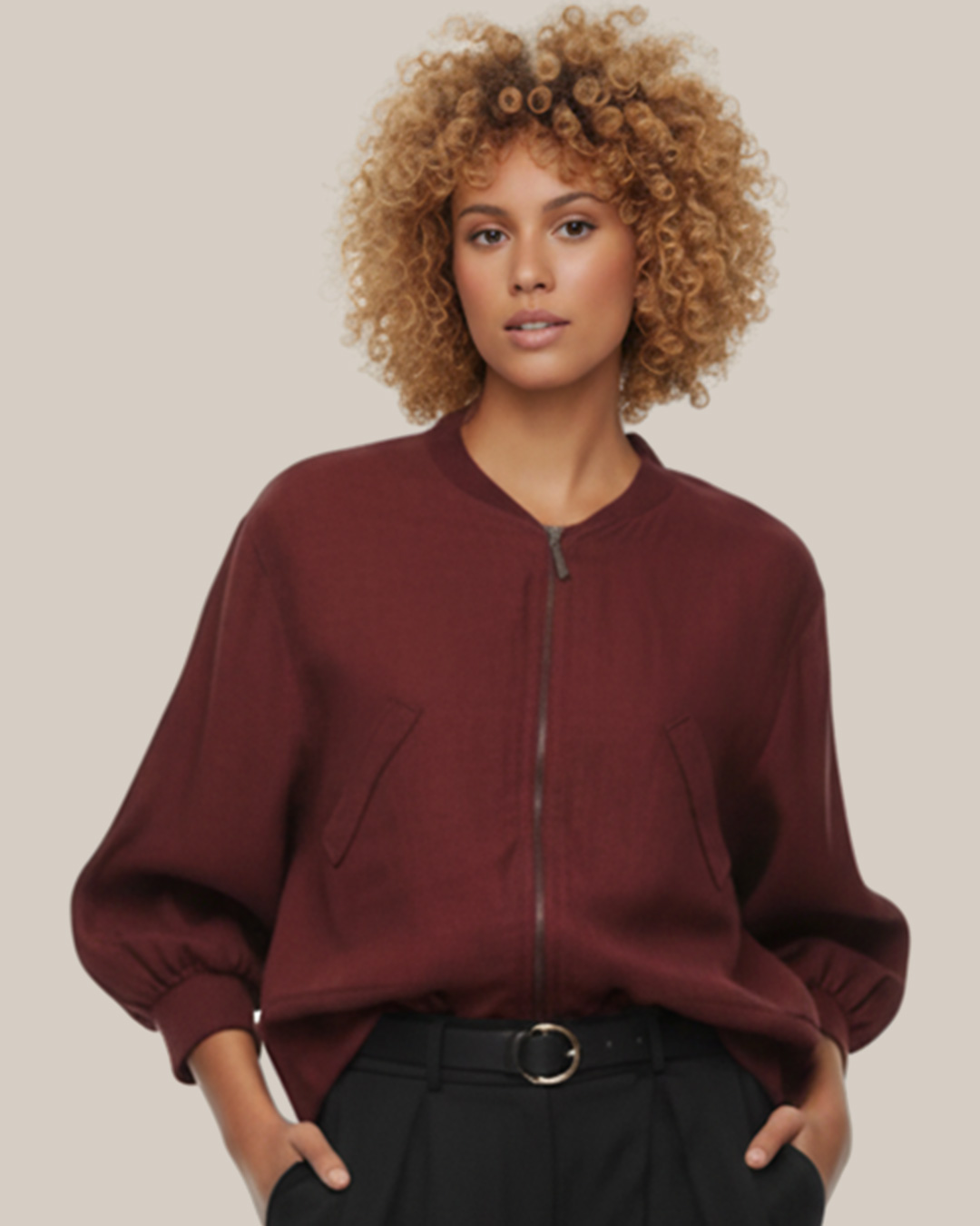 ikemi-chaqueta-bomber-chic-terracota-moda-joven-low-cost-