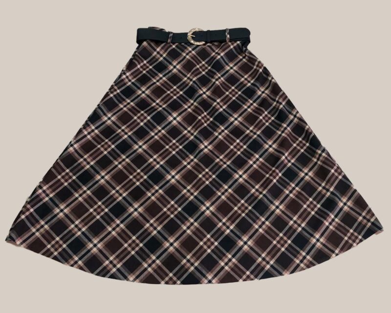 ikemi-falda-escocesa-marron-moda-mujer-joven-low-cost