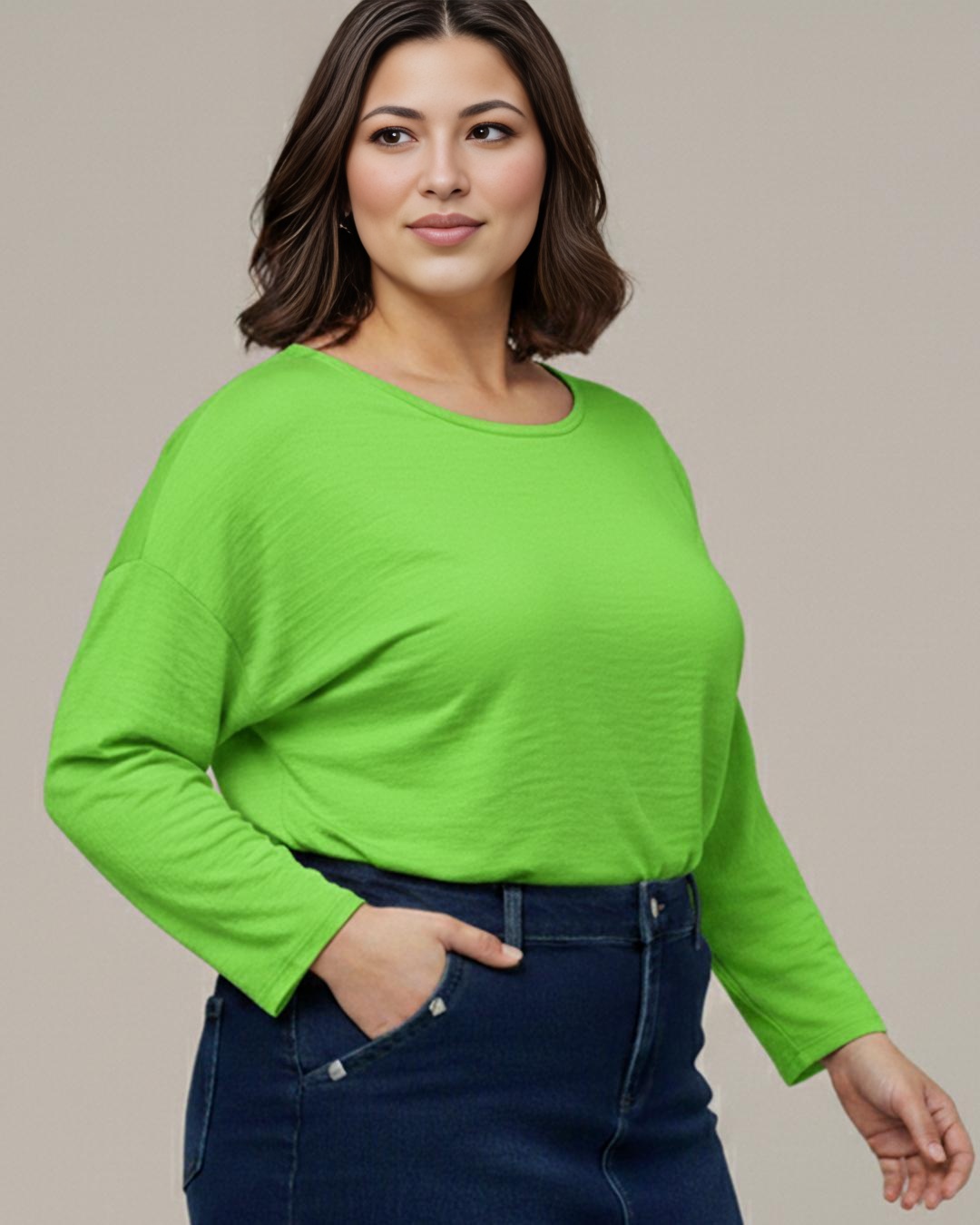 quiles_shop-blusa-minimal-verde-mujer-tallas-grandes-baratas-oi2526