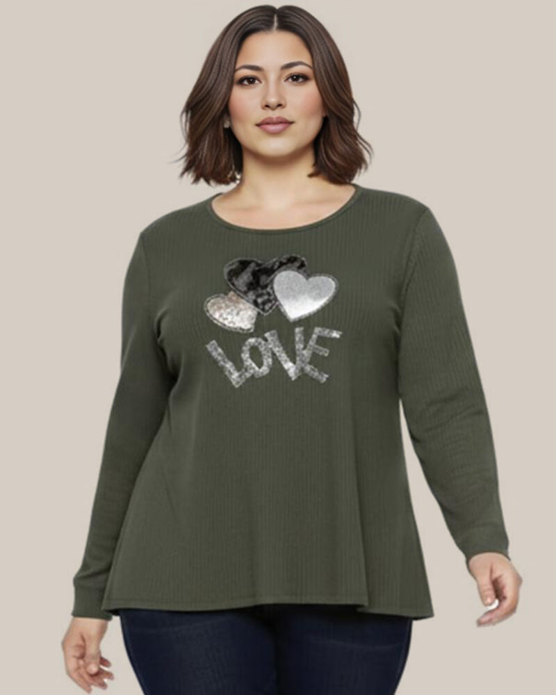 quiles_shop-camiseta-love-verde-tallas-grandes-baratas