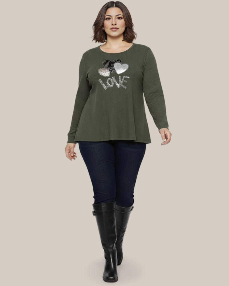 quiles_shop-camiseta-love-verde-tallas-grandes-baratas