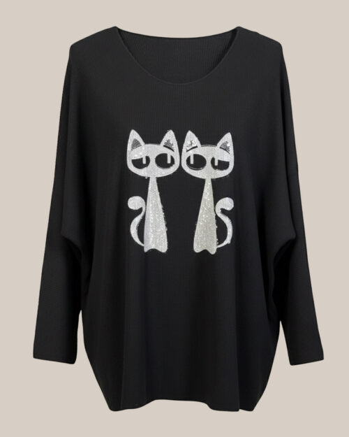 quiles_shop-jersey-gatos-negro-mujer-tallas-grandes-baratas