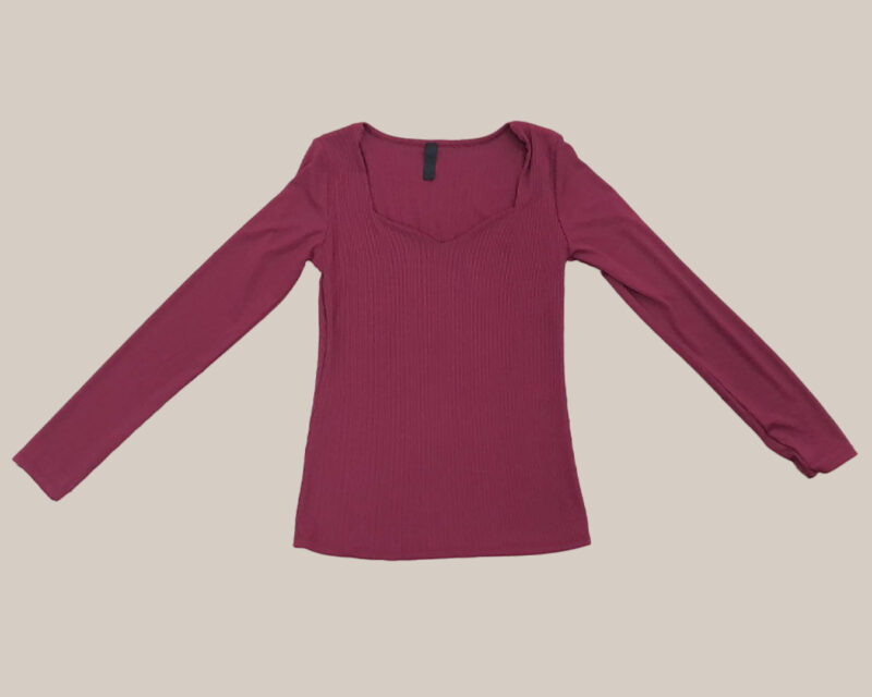 CAMISETA CANALÉ BURDEOS ▷36/40 - Imagen 4