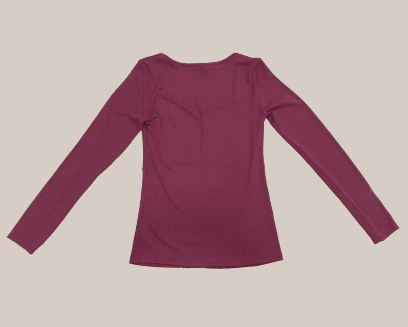 CAMISETA CANALÉ BURDEOS ▷36/40 - Imagen 5