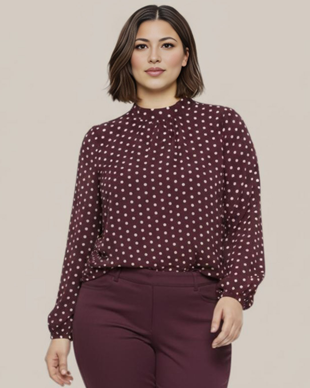 quiles_shop-blusa-lunares-burdeos-tendencias-moda-mujer-low-cost