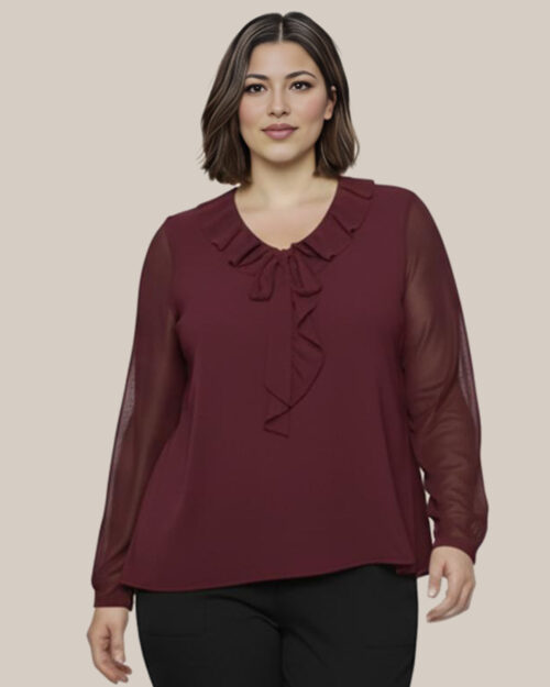 quiles_shop-camiseta-romantica-burdeos-tendencias-mujer-curvy-low-cost