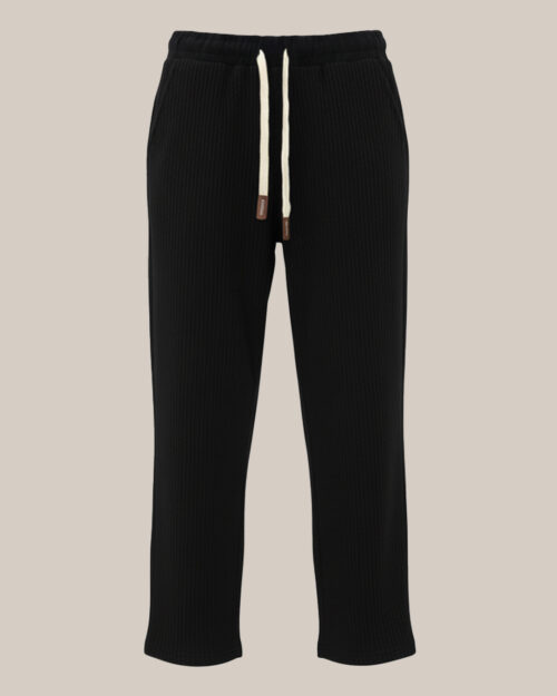 PANTALÓN JOGGER MICROPANA NEGRO ▷44/48
