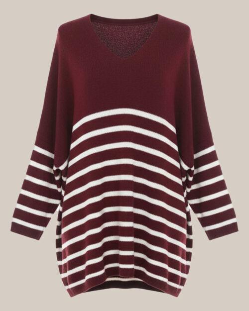 quiles_shop-jersey-maxi-rayas-burdeos-tendencias-mujer-tallas-grandes-baratas