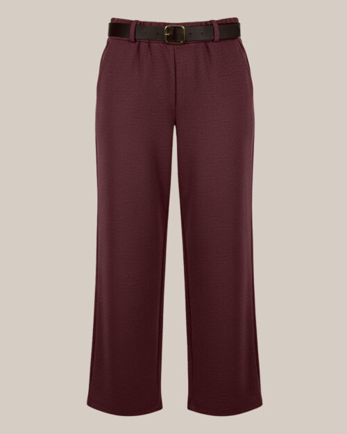 PANTALÓN PAÑO BURDEOS ▷44/50