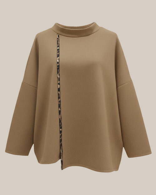 SUDADERA MINIMAL TIERRA ▷46/52