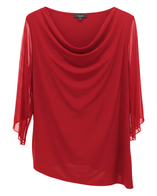 quiles_shop-camiseta-drapeada-roja-moda-fiesta-tallas-grandes