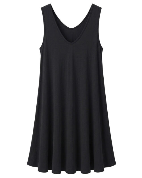Vestido Bies Tirantes: vestido de diario midi de tirantes anchos color marron en viscosa con corte capa al bies y escote redondeado de Quiles_Shop.