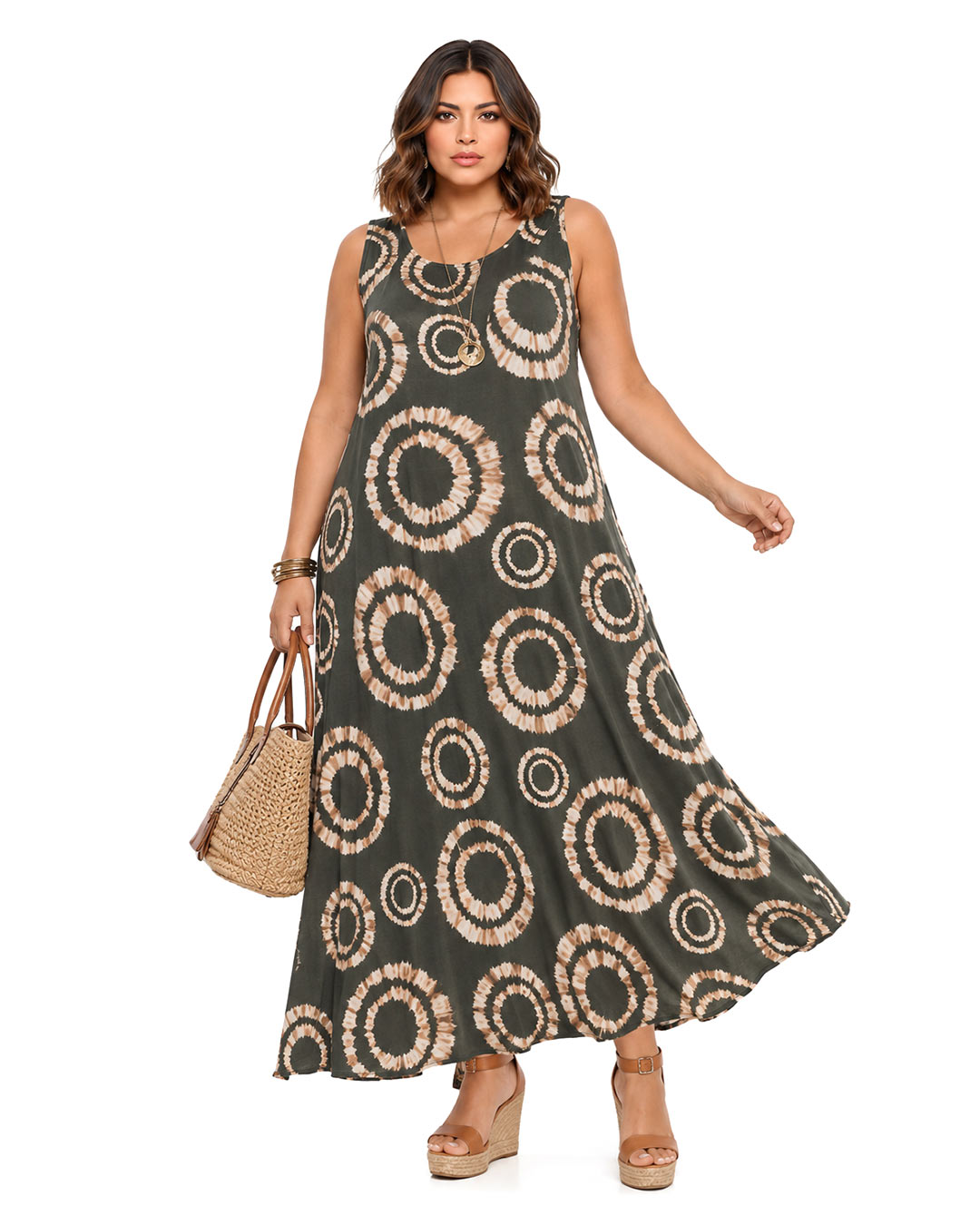 VESTIDO ZEN VERDE ▷46/54 - Imagen 2
